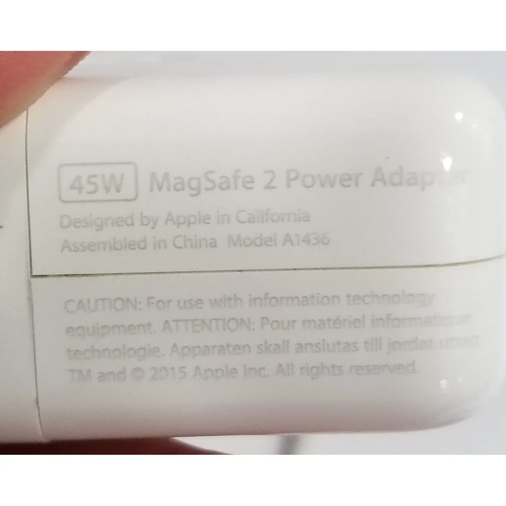 Apple 45W MagSafe 2 MacBook Air Charger A1436 – Genuine OEM